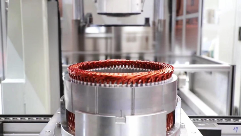 扁线电机定子生产图（网图去水印）