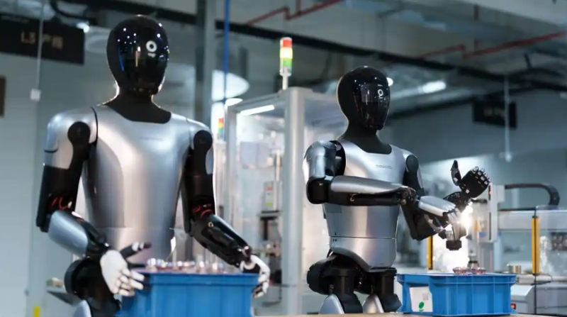 人形机器人进工厂