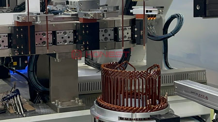 双通道扁线定子制线机-特写图