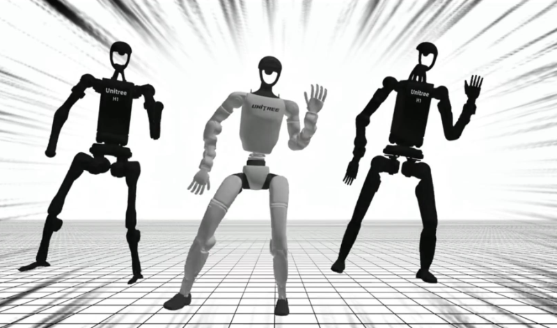 人形机器人跳舞-网图